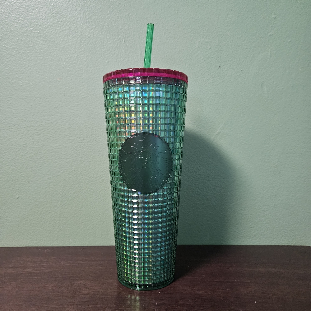 Starbucks Spring 2023 Watermelon Grid‎ Cold Cup Tumbler